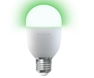 Razer Aether Bulb - Ampoule Intelligente LED RGB pour Maison Connectée (Chroma RGB 16.8 Millions de Couleurs, Compatible avec Matter et l'Application Maison Intelligente