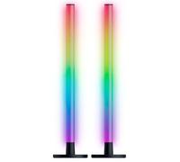 Razer Aether Standing Light Bars - Barres Lumineuses à LED RVB pour Les Joueurs avec Connexion USB-C (40cm x 3,2cm, Chroma RGB, Compatible avec Matter, Google et Alexa, Personnalisable) Noir