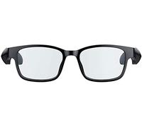 Razer Anzu - Lunettes à filtre anti-lumière bleue ou lunettes de soleil audio (Rectangle, Small) (Son à faible latence, Conception IPX4 résistante à l’eau, Micro intégré et haut-parleurs) Noir