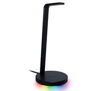 Razer Base Station V2 Chroma: Chroma RGB Lighting - Base en Caoutchouc antidérapant - Conçu pour Les Casques de Jeu - Noir Classique, 12 x 12 x 28 cm