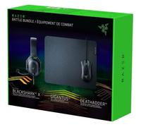 Razer Battle Bundle - DeathAdder V2 + BlackShark V2 X + Gigantus V2 M, Noir