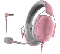 Razer BlackShark V2 X Gaming Headset: 7.1 Surround Sound - 50mm Drivers - Memory Foam Cushion - for PC, PS4, PS5, Switch - 3.5mm Audio Jack - Quartz Pink