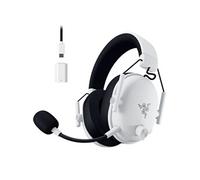Razer BlackShark V3 - Casque sans Fil pour l’Esport - Haut-parleurs en Titane de 50mm - Micro HyperClear Amovible - THX Spatial Audio - Wireless 2,4Ghz & Bluetooth - Profils FPS - PC/Mac | Blanc