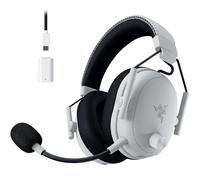 Razer BlackShark V3 Pro - Casque ANC sans Fil pour l’Esport - Annulation Active - Haut-parleurs 50mm - Micro HyperClear Amovible - Wireless 2,4 GHz & Bluetooth - FPS - PC/Mac | Blanc