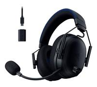 Razer BlackShark V3 Pro for PlayStation - Casque Gaming sans Fil avec réduction Active du Bruit ANC - Haut-parleurs Triforce 50mm - HyperSpeed 2,4 GHz - THX Spatial Audio - PS5/PC | Noir