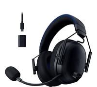 Razer BlackShark V3 Pro for PlayStation - Casque Gaming sans Fil avec réduction Active du Bruit ANC - Haut-parleurs Triforce 50mm - HyperSpeed 2,4 GHz - THX Spatial Audio - PS5/PC | Noir