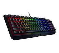 Razer BlackWidow - Clavier de Jeu Mécanique (avec Interrupteurs Verts, Durée de Vie de 100 Millions de Touches, Éclairage RVB Chroma, Disposition US, Noir)