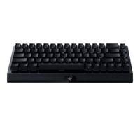 Razer BlackWidow V3 Mini HyperSpeed - Clavier - rétro-éclairé - sans fil - USB-C, 2.4 GHz, Bluetooth - Français - commutateur : Razer Yellow - noir