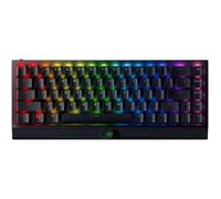 Razer BlackWidow V3 Mini Hyperspeed (Switches Verts) - Clavier Gamer Mécanique Sans-Fil Compact à 65% (Switches Mécaniques Clicky, Bluetooth, USB-C, Touches en ABS Doubleshot) Clavier US | Noir