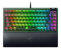 Razer BlackWidow V4 75% Phantom Green Edition - Clavier mécanique de Jeu remplaçable à Chaud (Touches tactiles, Roulette média, 2 Boutons média dédiés) US Layout | Phantom Green