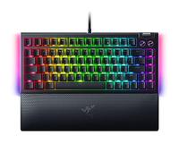 Razer BlackWidow V4 Clavier de jeu mécanique 75 % : design remplaçable à chaud - Compact et durable - Commutateurs tactiles orange - Chroma RVB - Touches MF Roller et média - Repose-poignet