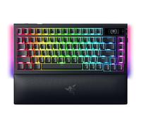 Razer BlackWidow V4 Pro 75% - Clavier Gaming sans Fil et remplaçable à Chaud - écran OLED (molette de Commande, connectivité 4K Hz & Bluetooth, Snap Tap) Clavier US | Noir