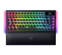 Razer BlackWidow V4 Pro 75% - Clavier Gaming sans Fil et remplaçable à Chaud - écran OLED (molette de Commande, connectivité 4K Hz & Bluetooth, Repose-Paume magnétique) Clavier US ISO | Noir