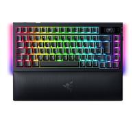 Razer BlackWidow V4 Pro 75% - Clavier gaming sans fil OLED, Hot-Swap, HyperSpeed 4K Hz, Bluetooth, Noir
