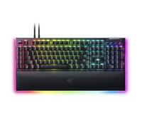 Razer BlackWidow V4 Pro Clavier de jeu mécanique filaire : commutateurs jaunes - Linéaire et silencieux - Touches ABS Doubleshot - Cadran de commande - Macros programmables - Chroma RVB -
