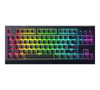 Razer BlackWidow V4 Tenkeyless HyperSpeed (Orange Tactile Switch) - Clavier TKL Gaming sans Fil remplaçable à Chaud - Bluetooth & HyperSpeed 1000Hz - Snap Tap - Clavier US QWERTY | Noir