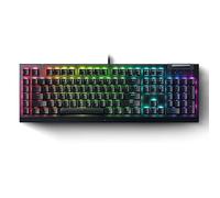 Razer BlackWidow V4 X - Clavier gaming mécanique avec Razer Chroma RGB (Switchs mécaniques verts Razer, 6 touches macros dédiées, Touches ABS à double injection) US-Layout | Noir