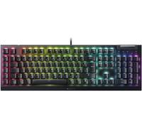 Razer BlackWidow V4 X - Clavier Gaming Mécanique Chroma RGB (Switchs Mécaniques Verts, 6 Touches Macros Dédiées, Touches ABS à Double Injection) Clavier FR | Noir