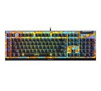 Razer BlackWidow V4 X Pokémon Edition - Clavier mécanique de Jeu - Chroma RGB - interrupteurs mécaniques Vert - 6 Touches Macro dédiées - Double-Capsule ABS - QWERTY US Clavier | Pokémon Kanto