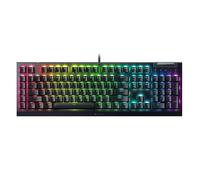 Razer BlackWidow V4 X (Switches Jaunes) - Clavier Gaming mécanique avec Chroma RGB (6 Touches macros dédiées, Touches ABS à Double Injection) QWERTY US-Clavier | Noir