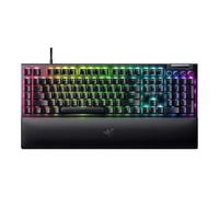 Razer BlackWidow V4 (Yellow Switch) Clavier mécanique de Jeu Chroma RGB (commutateurs mécaniques Jaunes, 6 Touches Macro, Capuchons Clavier ABS Doubleshot) Disposition QWERTZ DE Noir