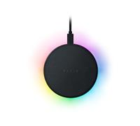 Razer Charging Pad Chroma - Quick Wireless Charger (10W, Socle de Charge sans Fil avec éclairage RVB, Support Qi, Surface caoutchoutée Douce au Toucher)