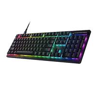 Razer Clavier de jeu DeathStalker V2 : commutateurs optiques discrets - Rouge linéaire - Touches revêtues ultra durables - Plaque supérieure en aluminium durable - Rouleau multifonction et bouton