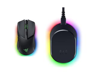 Razer Cobra Pro-Souris Gaming Chroma RGB(10 Commandes Personnalisables Mouse Dock Pro & Charging Puck-Station de Recharge magnétique sans Fil & Module Souris Compatible