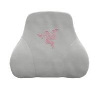 Razer Coussin de tête et de cou pour chaises de jeu : design ergonomique - Rembourrage en mousse à mémoire de forme - Enveloppé de velours rose - Quartz