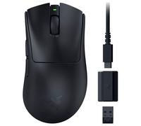 Razer DeathAdder V3 HyperSpeed - Souris e-Sport Gaming Ergonomique sans Fil Ultra légère avec 26K DPI (55g léger, revêtement Soft-Touch, 100 Heures d'autonomie, HyperSpeed avec 8K Hz) Noir