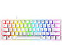 Razer Huntsman Mini Clavier Gaming 60% : commutateurs de Clavier Les Plus Rapides jamais - Commutateurs optiques à clic - Éclairage Chroma RVB - Touches PBT - Mémoire intégrée - Blanc Mercure
