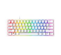 Razer Huntsman Mini Mercury ed. Clavier de jeu optique, interrupteur rouge, disposition nordique, filaire. Razer Huntsman Mini 60%, Clavier de jeu, opto-mécanique, style nordique, noir, filaire