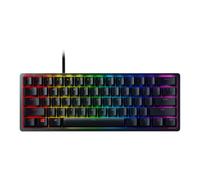 Razer Huntsman Mini (Switches Rouges) - Clavier Gamer Compact à 60% (Switches Opto-Mécaniques Linéaires et Silencieux, Touches en PBT, Câble USB-C Détachable) Clavier US | Noir