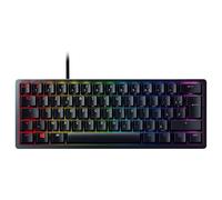Razer Huntsman Mini (Switches Rouges) - Clavier Gamer Compact à 60% (Switches Opto-Mécaniques Silencieux et Linéaires, Touches en PBT, Câble USB-C Détachable) Clavier AZERTY | Noir