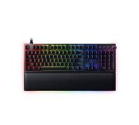 Razer Huntsman V2, Clavier de jeu optique, Lumière LED RVB, Russe, Noir, filaire