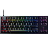 Razer Huntsman V2 (Switches Rouges) - Clavier Gamer Optique pratiquement Sans Latence (Switches Optiques Linéaires et Silencieux, Touches en PBT Doubleshot, Repose-Poignet) Clavier US | Noir
