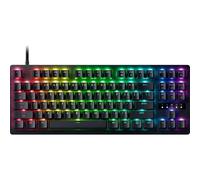 Razer Huntsman V3 Tenkeyless 8 kHz - Clavier Optique analogique pour l'e-Sport - Snap Tap - HyperPolling 8000 Hz - Réglages intégrés - Touches multimédia Secondaires - Clavier QWERTY US | Noir