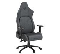 Razer Iskur - Chaise de Jeu Premium avec Support Lombaire intégré (Chaise de Bureau, Similicuir Multicouche, Rembourrage en Mousse, Coussin pour la tête) Fabric