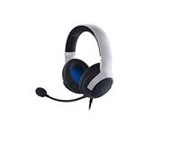 Razer Kaira X pour Playstation - Casque Gaming Filaire pour Playstation 5 (Haut-parleurs Triforce de 50mm, Microphone Cardioïde HyperClear, Mousse à Mémoire de pourme Flowknit) Noir-Blanc
