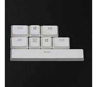 Razer Keycap PBT Razer Keycap Double Shot Key Cap Cap OEM Profile pour Razer Black Widow CoolerMaster Ultimate Mechanical Keyboard blanc