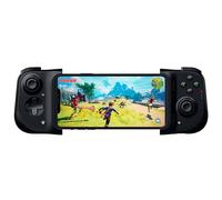 Razer Kishi pour iOS - Contrôleur de Jeu pour Smartphone (Connexion Lightning, Design Ergonomique, Ajustement Individuel pour téléphones Mobiles, Clé analogique, Latence Ultra Faible), Noir