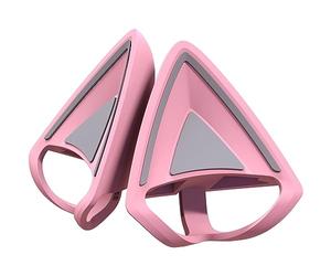 Razer Kitty Ears V2 - Oreilles de Chat clippables pour Casque Gaming (Se clipse sur Le Casque, Versatile, Straps Ajustables, 26g de Silicone Premium) Quartz