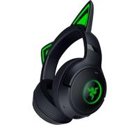 Razer Kraken Kitty V2 BT - Casque sans Fil Bluetooth RGB avec Kitty Ears pour Le Jeu et Le Streaming (325g, Haut-parleurs Triforce 40mm, Bluetooth 5.2, micros antibruit, autonomie de 40 Heures) Noir