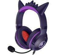 Razer Kraken Kitty V2 - Édition Gengar - Casque USB (Pointes Gengar, Éclairage réactif au Stream, Microphone cardioïde HyperClear, Haut-parleurs Triforce 40 mm, Son Surround 7.1) Violet