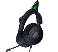 Razer Kraken Kitty V3 X - Casque Filaire Kitty pour Le Gaming - Oreilles Kitty emblématiques - Léger 270g - Micro cardioïde HyperClear - Haut-parleurs Triforce 40mm - Prise Jack 3,5 mm | Noir