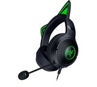 Razer Kraken Kitty V3 X - Casque Filaire Kitty pour Le Gaming - Oreilles Kitty emblématiques - Léger 270g - Micro cardioïde HyperClear - Haut-parleurs Triforce 40mm - Prise Jack 3,5 mm | Noir