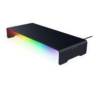 Razer Monitor Stand Chroma - Support de Moniteur en Aluminium avec hub USB-C à 4 Voies avec Chroma RGB (50cm x 21cm x 7.85cm, Construction Robuste, capacité de Charge de 20 kg) Noir