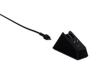 Razer Mouse Dock Chroma - Station de Recharge magnétique -DeathAdder V2 Pro, Viper Ultimate, Basilisk Ultimate, Naga Pro (Estación de carga de ratón magnética, antideslizante) Noir
