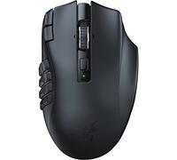 Razer Naga V2 HyperSpeed - Souris de Jeu MMO sans Fil Ergonomique (avec 19 Boutons programmables, sans Fil HyperSpeed (2,4 GHz), Bluetooth, jusqu'à 250 Heures, capteur Optique Focus Pro 30K) Noir