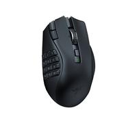 Razer Naga V2 HyperSpeed - Souris - ergonomique - pour droitiers - optique - 21 boutons - sans fil - Bluetooth, 2.4 GHz - récepteur sans fil USB